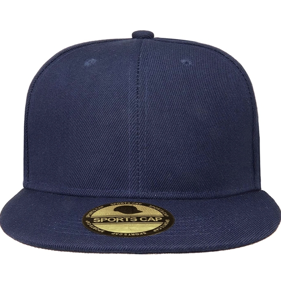 New Gelante Plain Blank Flat Brim Adjustable Snapback Baseball Caps - Picture 1 of 2